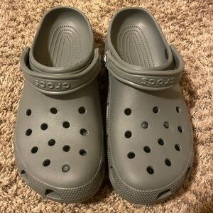 Men’s Grey Crocs SZ 12